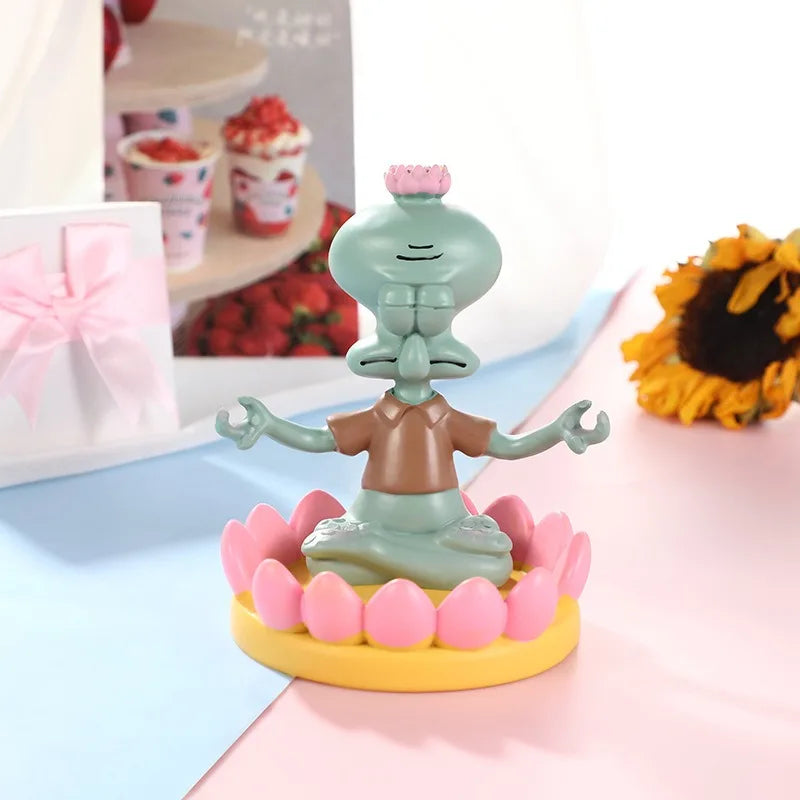 Ornamenti Creativi SpongeBob e Fratello Polipo – Aggiungi Stile e Funzionalità alla Tua Scrivania!