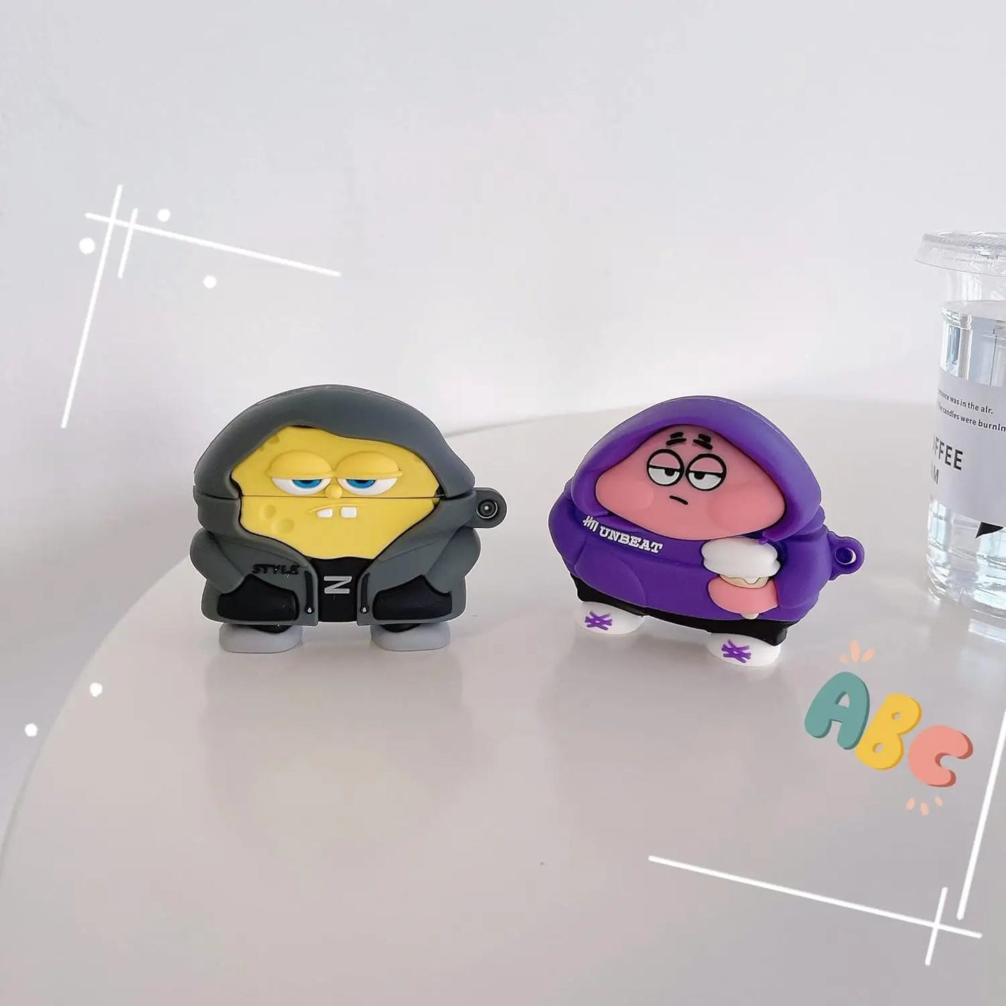 Custodia AirPods SpongeBob & Patrick – Proteggi i tuoi auricolari con stile e divertimento!
