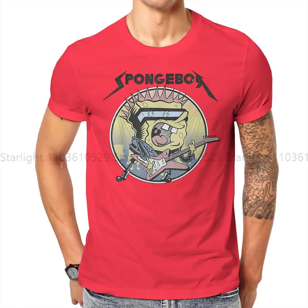 T-shirt Fotografica SpongeBob – Il Regalo Divertente e Originale per il Tuo Compleanno!