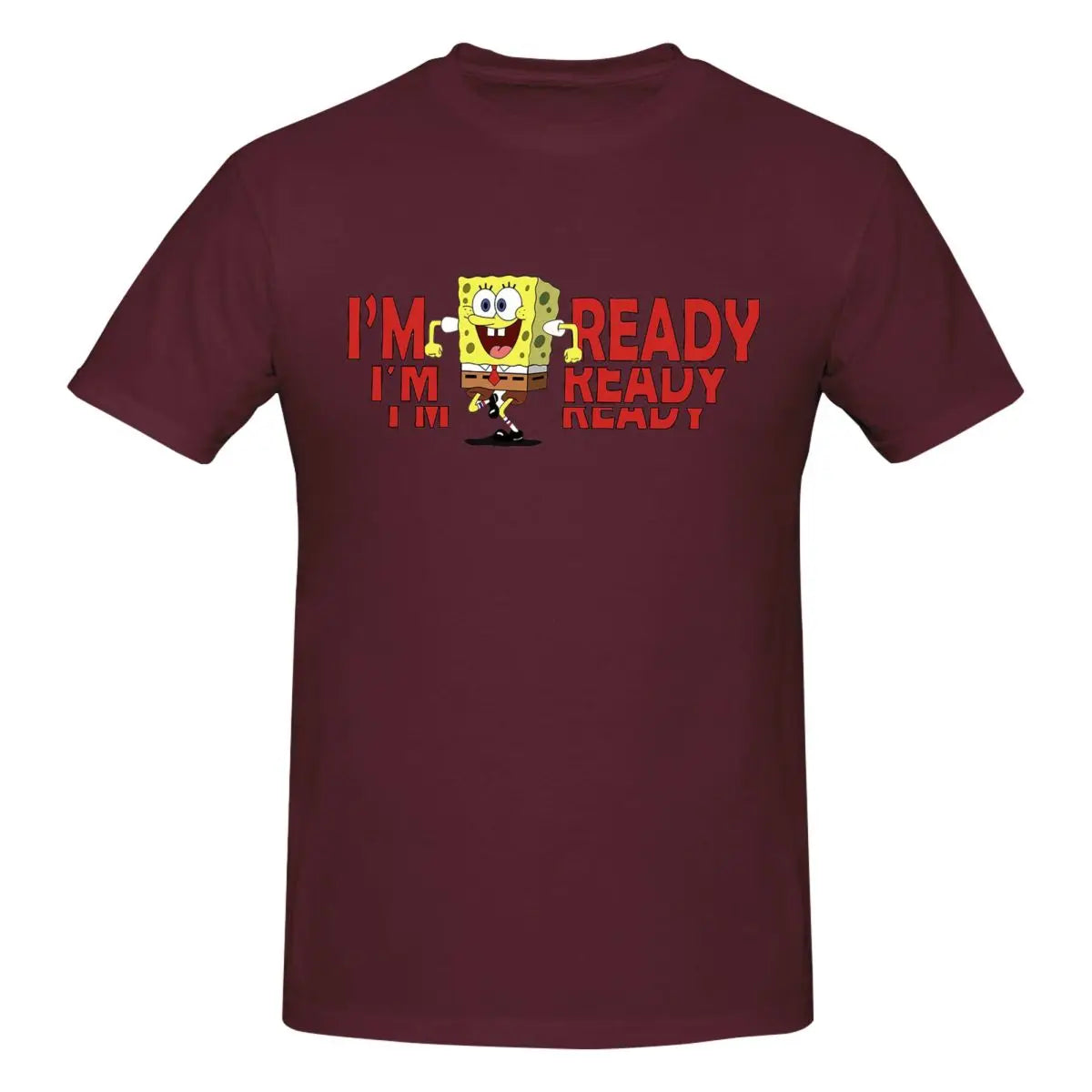 T-shirt SpongeBob "I'm Ready" – Comfort Oversized per un Look Estivo Unico!