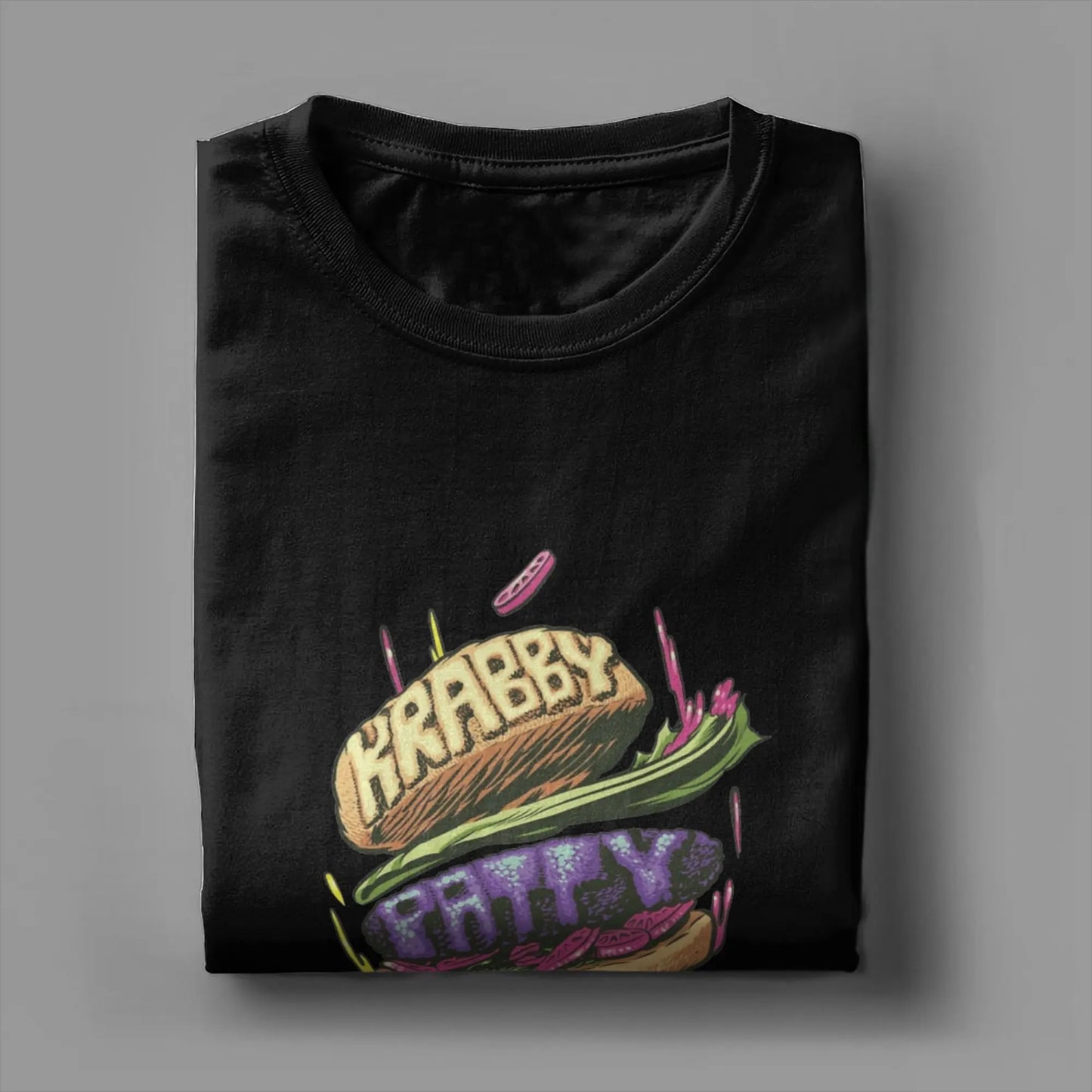 T-shirt Divertente SpongeBob Patrick Krabby Patty – Un Tocco di Allegria per il Tuo Stile Estivo!