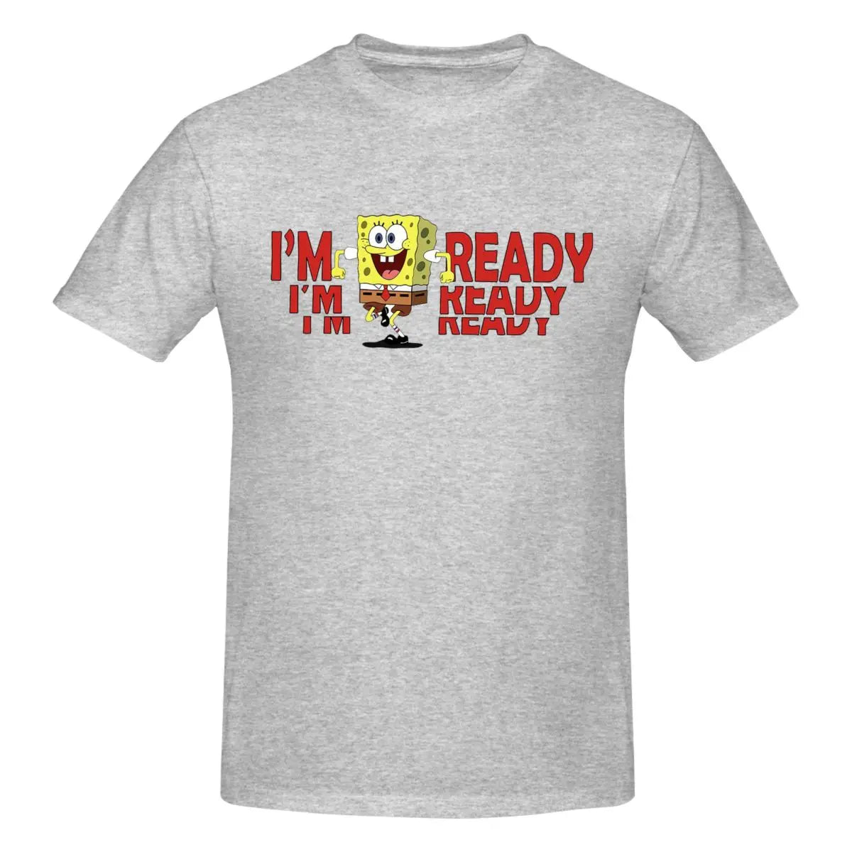T-shirt SpongeBob "I'm Ready" – Comfort Oversized per un Look Estivo Unico!