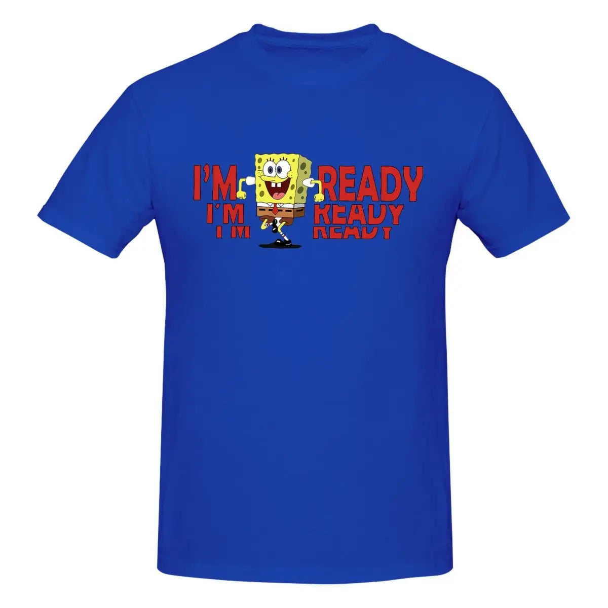 T-shirt SpongeBob "I'm Ready" – Comfort Oversized per un Look Estivo Unico!