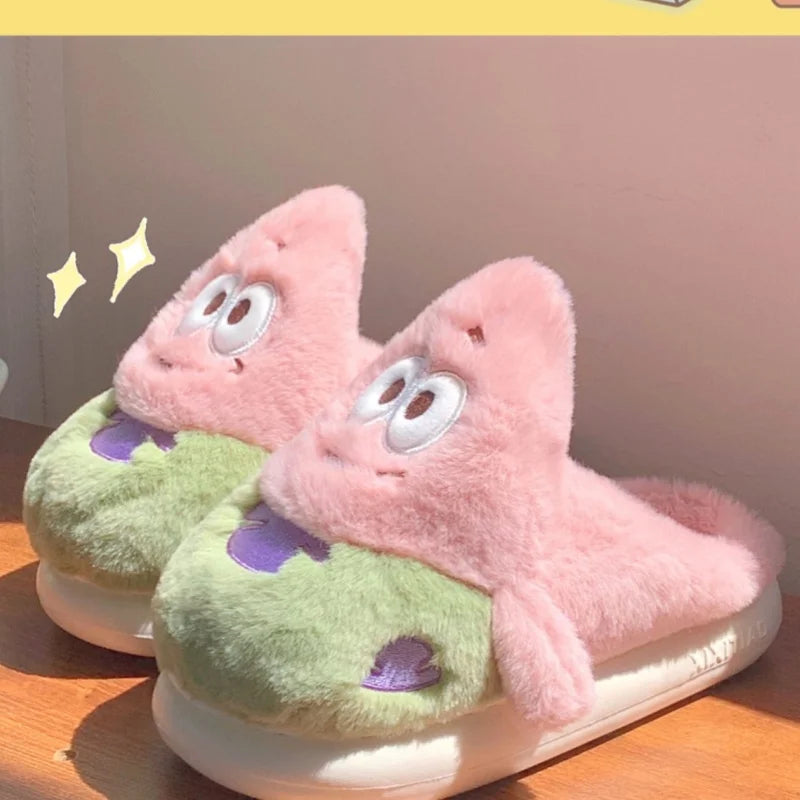 Pantofole SpongeBob Kawaii Invernali – Super Morbide e Calde, Perfette per Coppie e Regali di Natale!