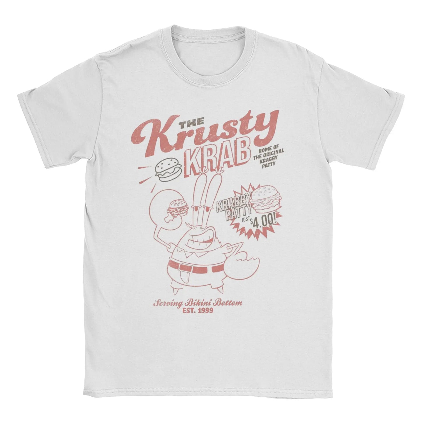 T-shirt Mr. Krabs Krusty Krab – Stampa Grafica Unica per Amanti di SpongeBob!