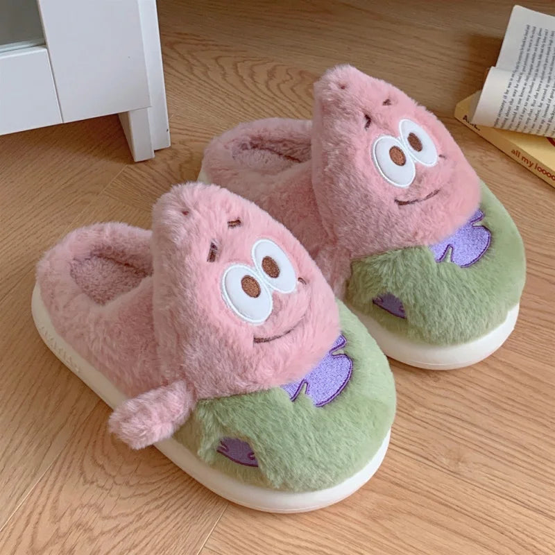 Pantofole SpongeBob Kawaii Invernali – Super Morbide e Calde, Perfette per Coppie e Regali di Natale!
