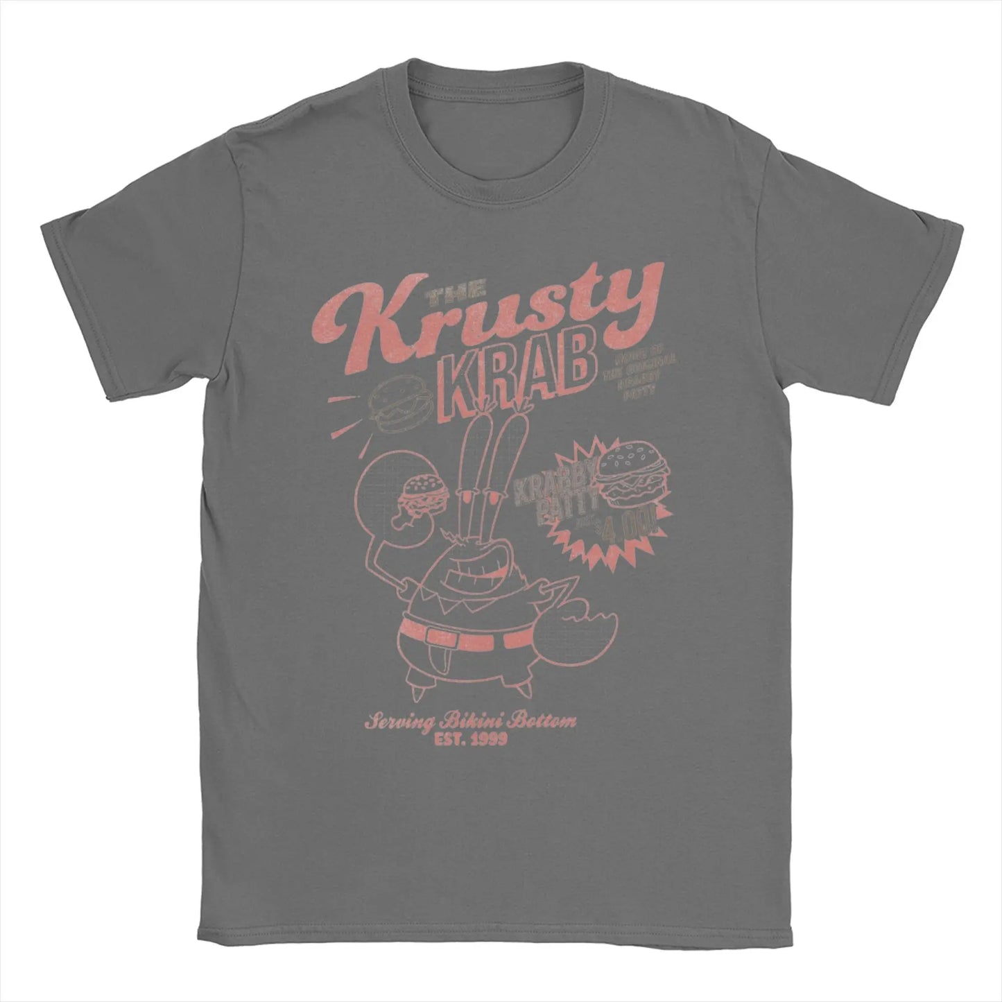 T-shirt Mr. Krabs Krusty Krab – Stampa Grafica Unica per Amanti di SpongeBob!