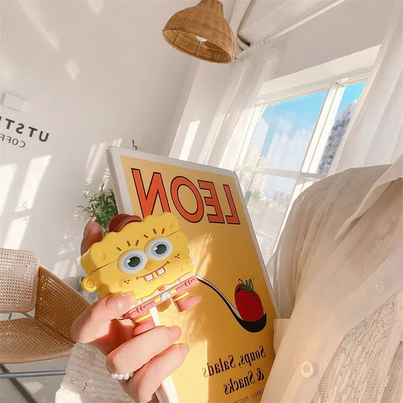 Custodia AirPods SpongeBob & Patrick – Proteggi i Tuoi Auricolari con Stile e Divertimento!