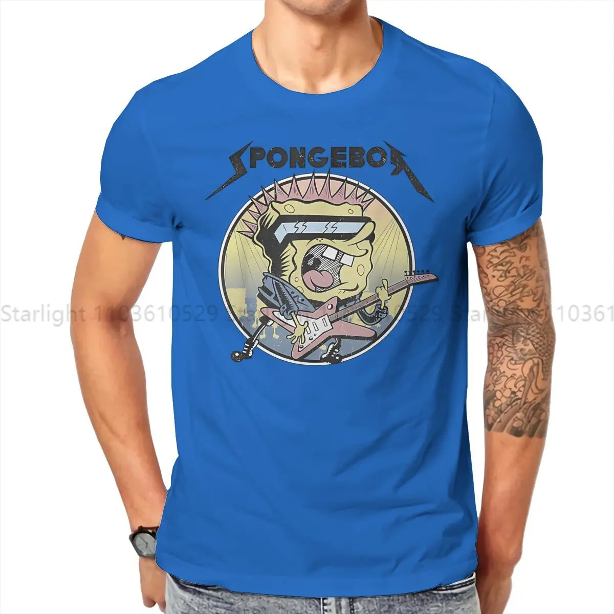 T-shirt Fotografica SpongeBob – Il Regalo Divertente e Originale per il Tuo Compleanno!
