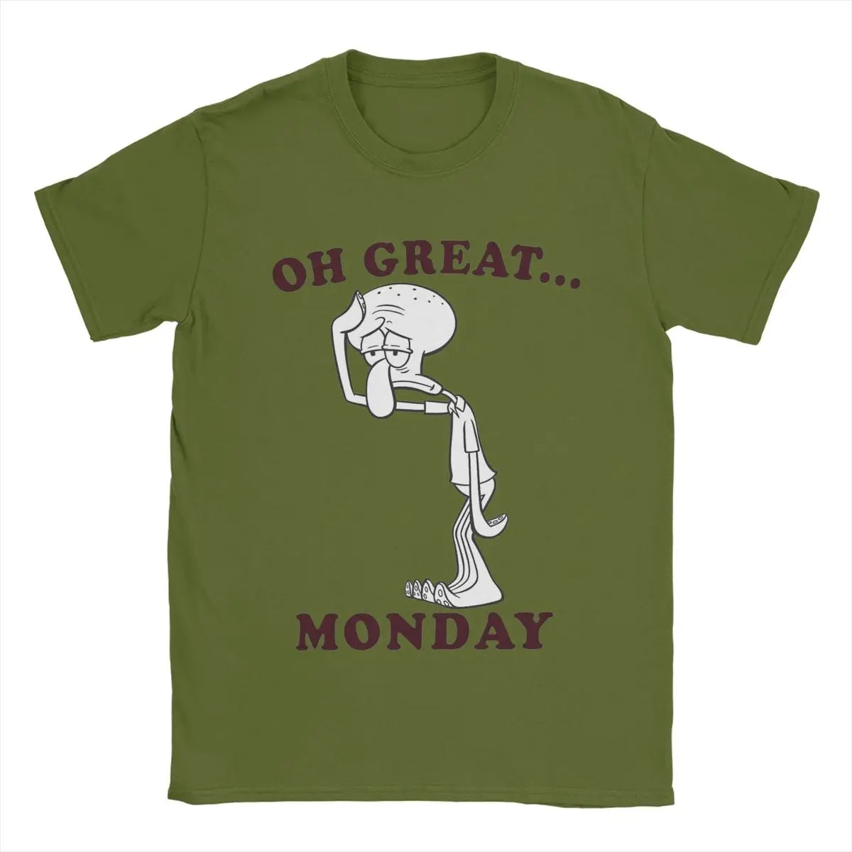 T-shirt SpongeBob Monday Blues per Uomo – Sconfiggi la Noia del Lunedì con Stile!