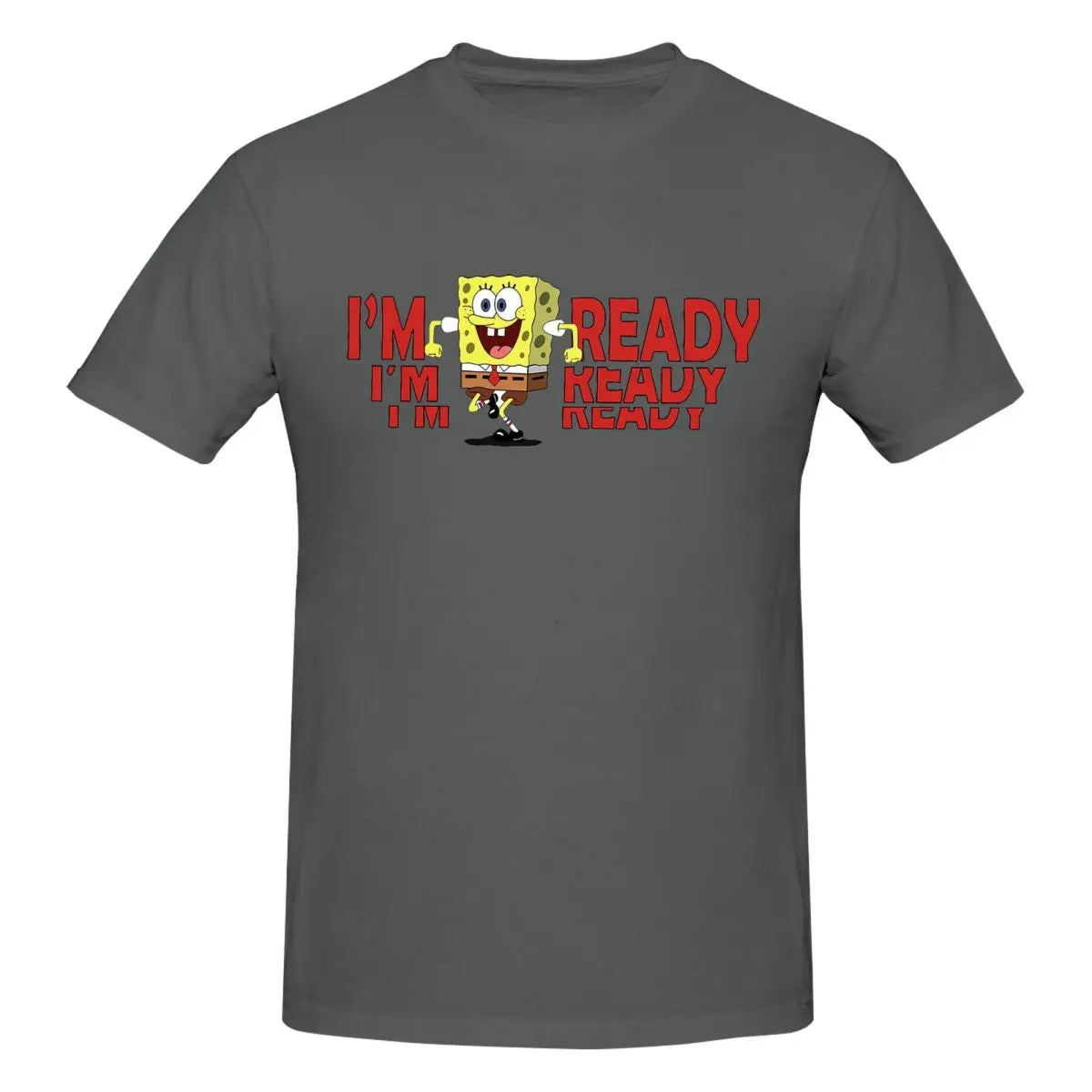 T-shirt SpongeBob "I'm Ready" – Comfort Oversized per un Look Estivo Unico!