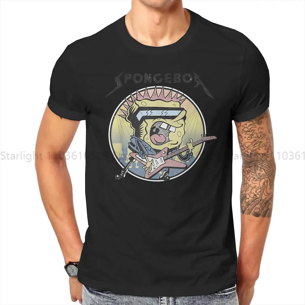 T-shirt Fotografica SpongeBob – Il Regalo Divertente e Originale per il Tuo Compleanno!