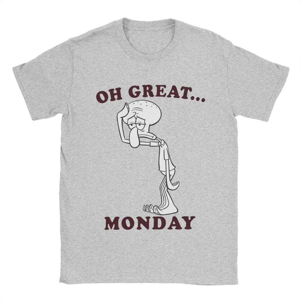 T-shirt SpongeBob Monday Blues per Uomo – Sconfiggi la Noia del Lunedì con Stile!