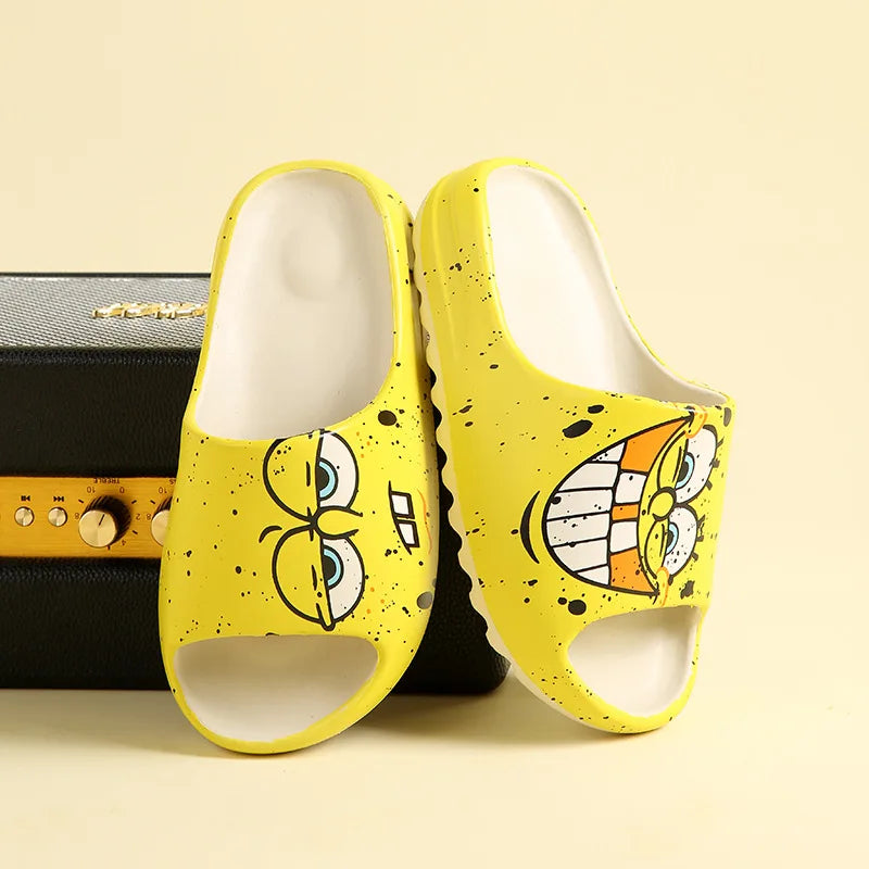 Pantofole SpongeBob Kawaii – Comode, Morbide e Perfette per Casa e Spiaggia!