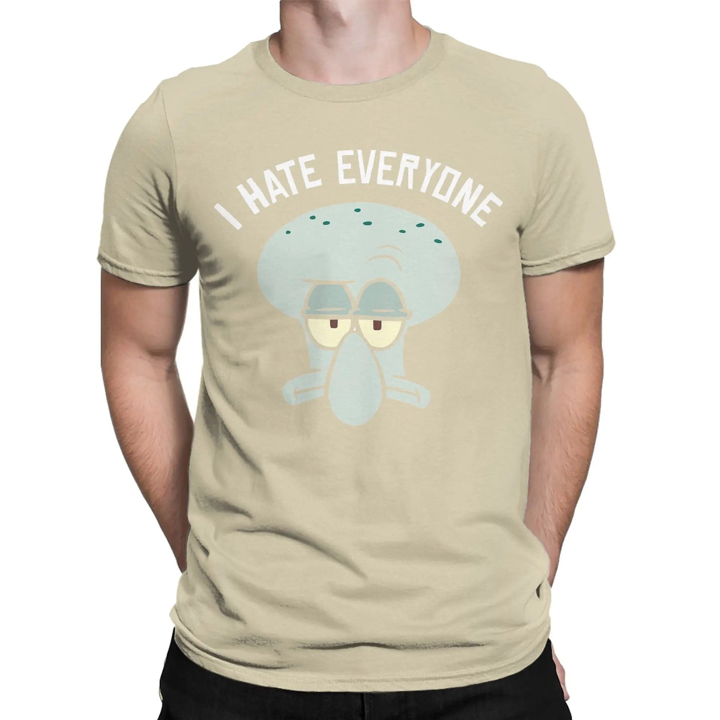 T-shirt Squidward "I Hate Everyone" – Esprimi il Tuo Stile con Umorismo e Comfort!