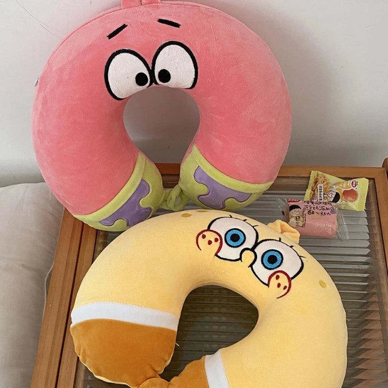 Cuscino da Viaggio | SpongeBob & Patrick - Morbido e Confortevole!