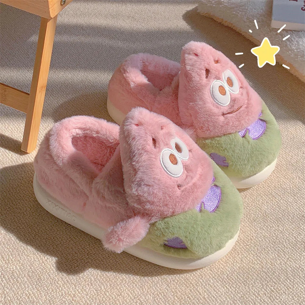 Pantofole SpongeBob Kawaii Invernali – Super Morbide e Calde, Perfette per Coppie e Regali di Natale!