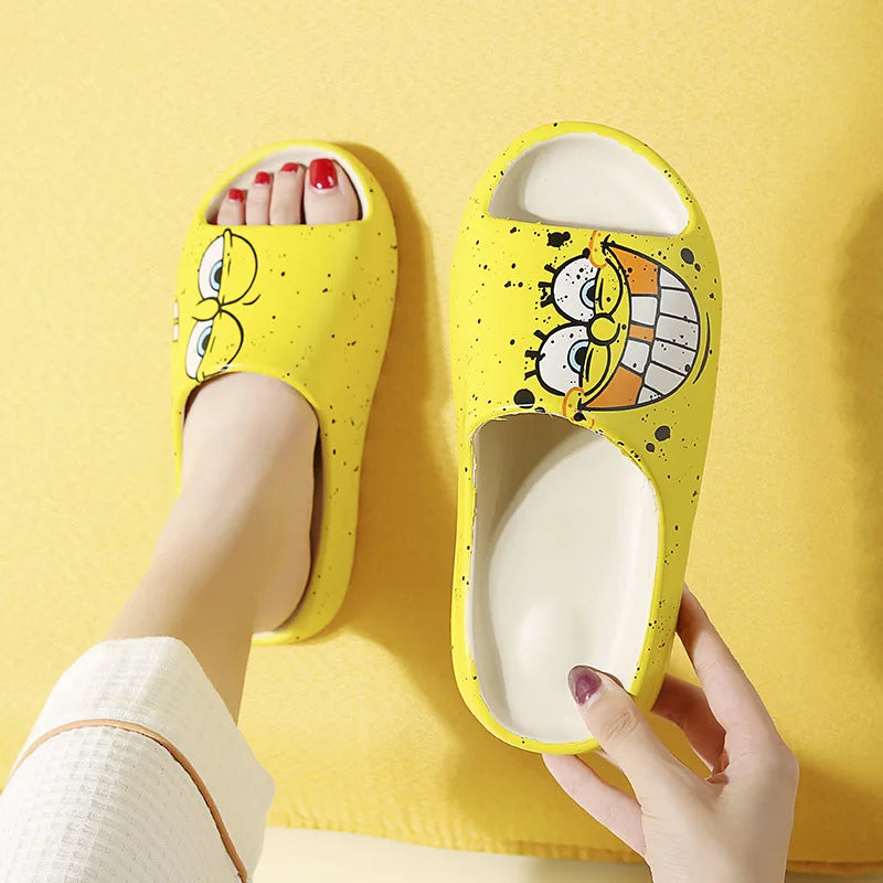 Pantofole SpongeBob Kawaii – Comode, Morbide e Perfette per Casa e Spiaggia!