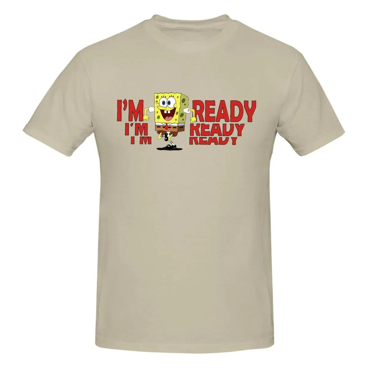 T-shirt SpongeBob "I'm Ready" – Comfort Oversized per un Look Estivo Unico!