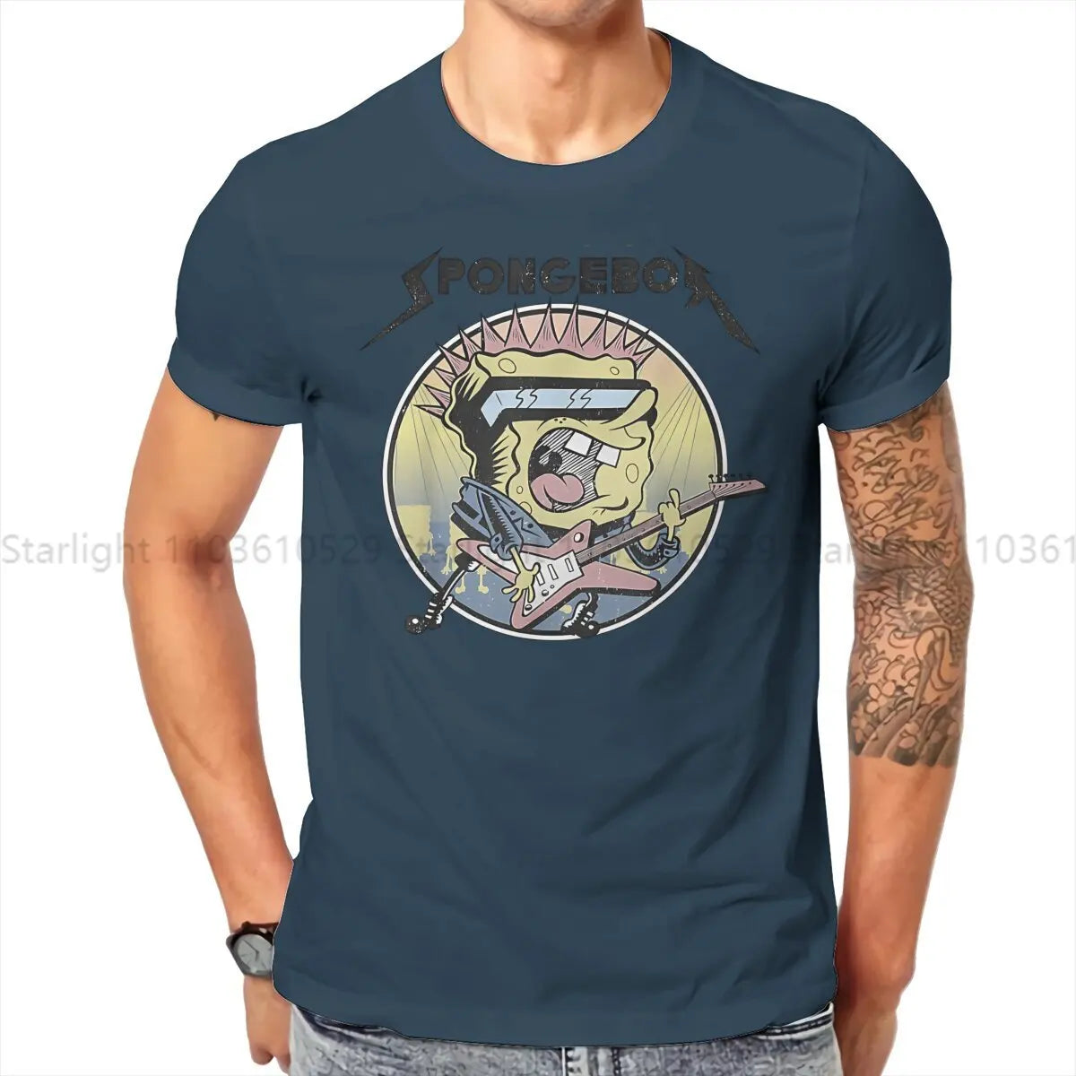 T-shirt Fotografica SpongeBob – Il Regalo Divertente e Originale per il Tuo Compleanno!