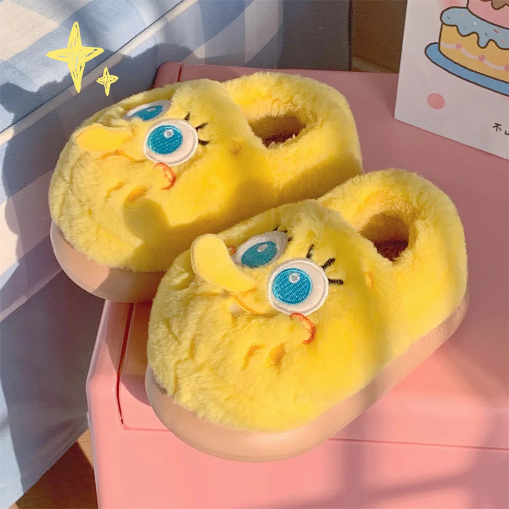 Pantofole SpongeBob Kawaii Invernali – Super Morbide e Calde, Perfette per Coppie e Regali di Natale!