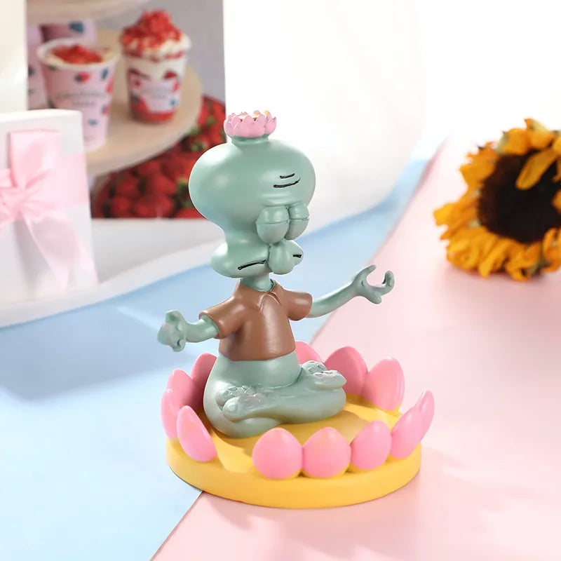 Ornamenti Creativi SpongeBob e Fratello Polipo – Aggiungi Stile e Funzionalità alla Tua Scrivania!
