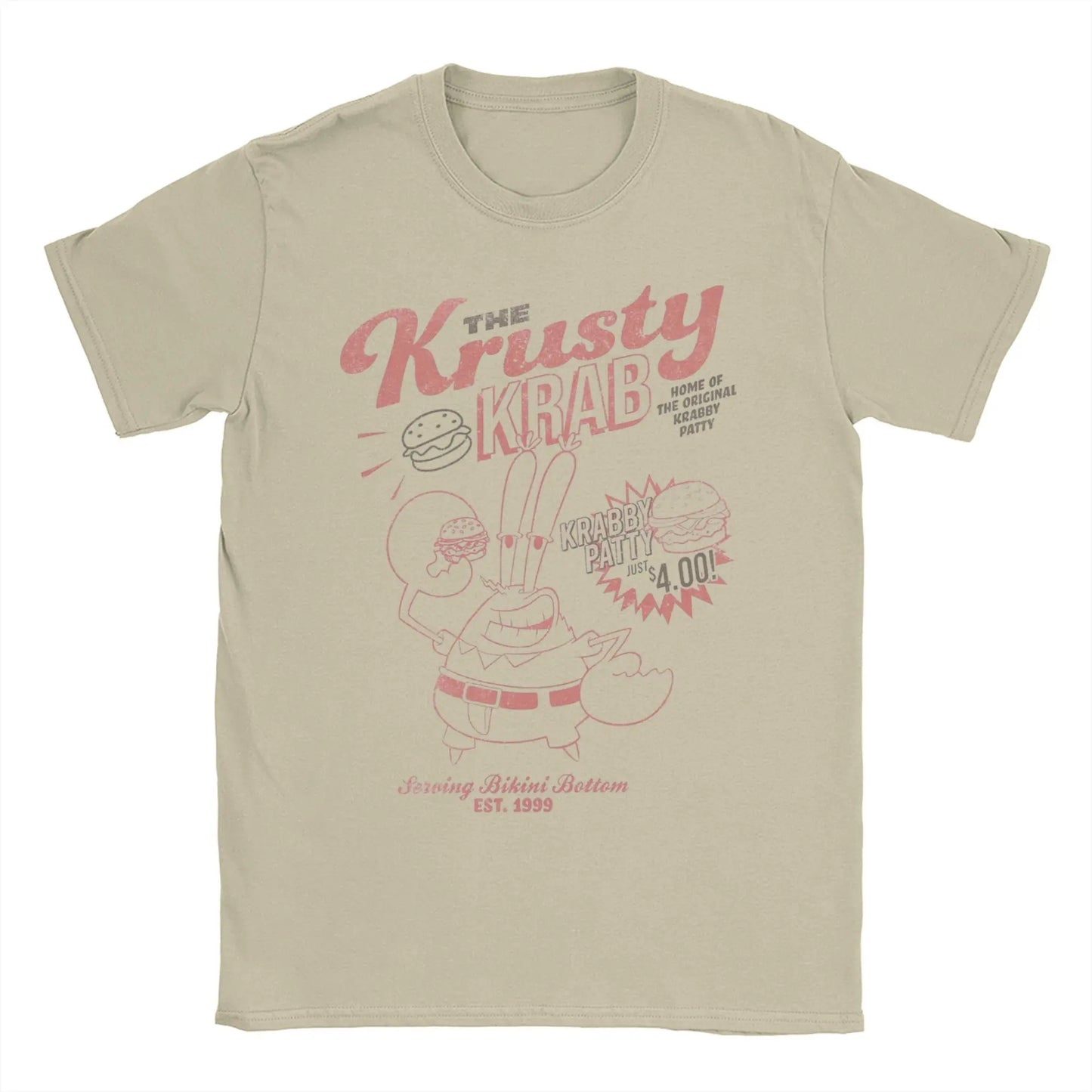 T-shirt Mr. Krabs Krusty Krab – Stampa Grafica Unica per Amanti di SpongeBob!