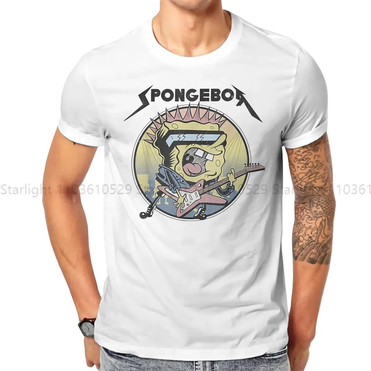T-shirt Fotografica SpongeBob – Il Regalo Divertente e Originale per il Tuo Compleanno!