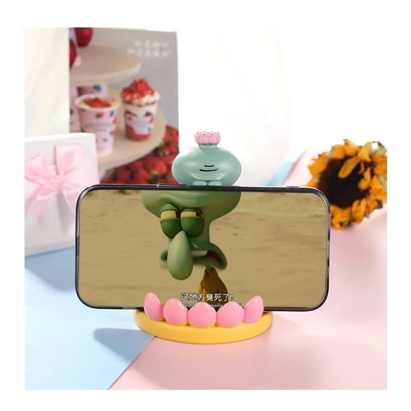 Ornamenti Creativi SpongeBob e Fratello Polipo – Aggiungi Stile e Funzionalità alla Tua Scrivania!