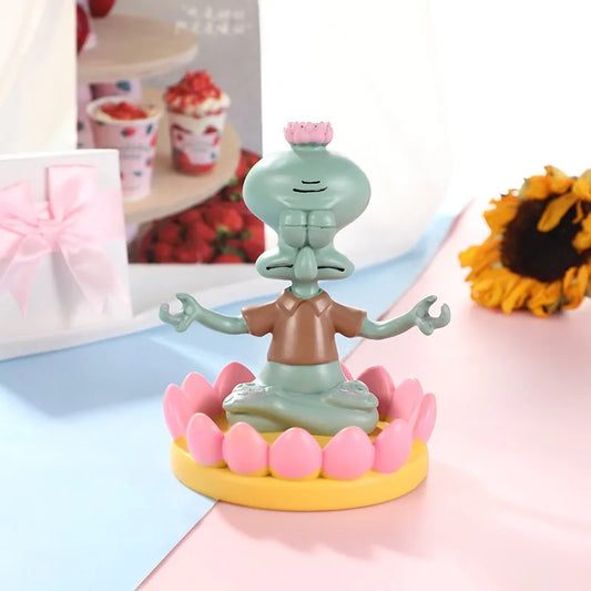 Ornamenti Creativi SpongeBob e Fratello Polipo – Aggiungi Stile e Funzionalità alla Tua Scrivania!