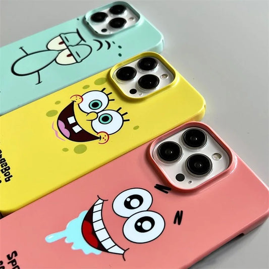 "Custodia Anime SpongeBob – Protezione Cool e Brillante per il Tuo iPhone!"
