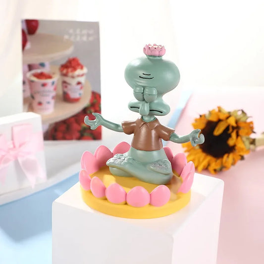 Ornamenti Creativi SpongeBob e Fratello Polipo – Aggiungi Stile e Funzionalità alla Tua Scrivania!