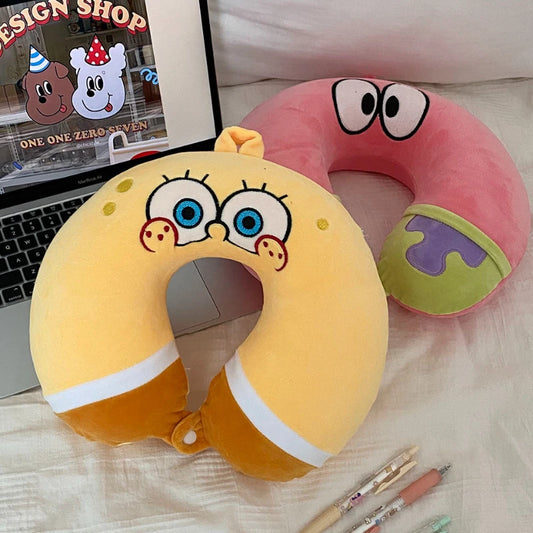 Cuscino da Viaggio | SpongeBob & Patrick - Morbido e Confortevole!