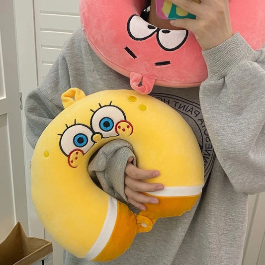 Cuscino da Viaggio | SpongeBob & Patrick - Morbido e Confortevole!