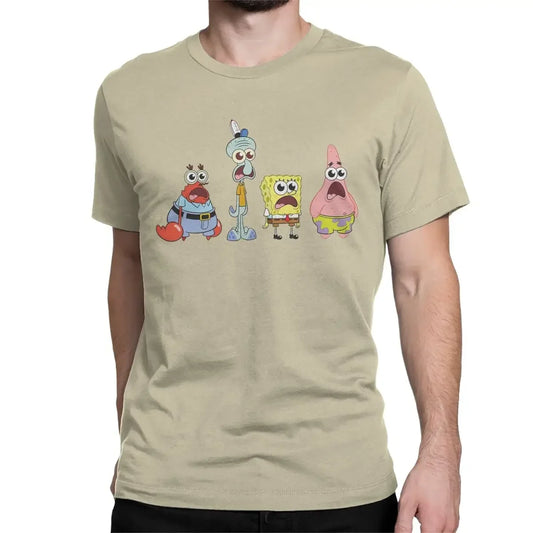 T-shirt Spongebob in Cotone Puro – Comfort e Stile per Ogni Occasione!