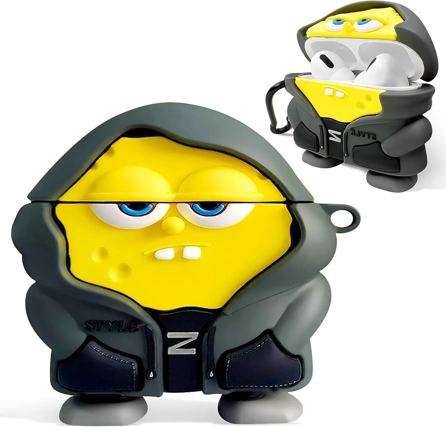 Custodia AirPods SpongeBob & Patrick – Proteggi i tuoi auricolari con stile e divertimento!