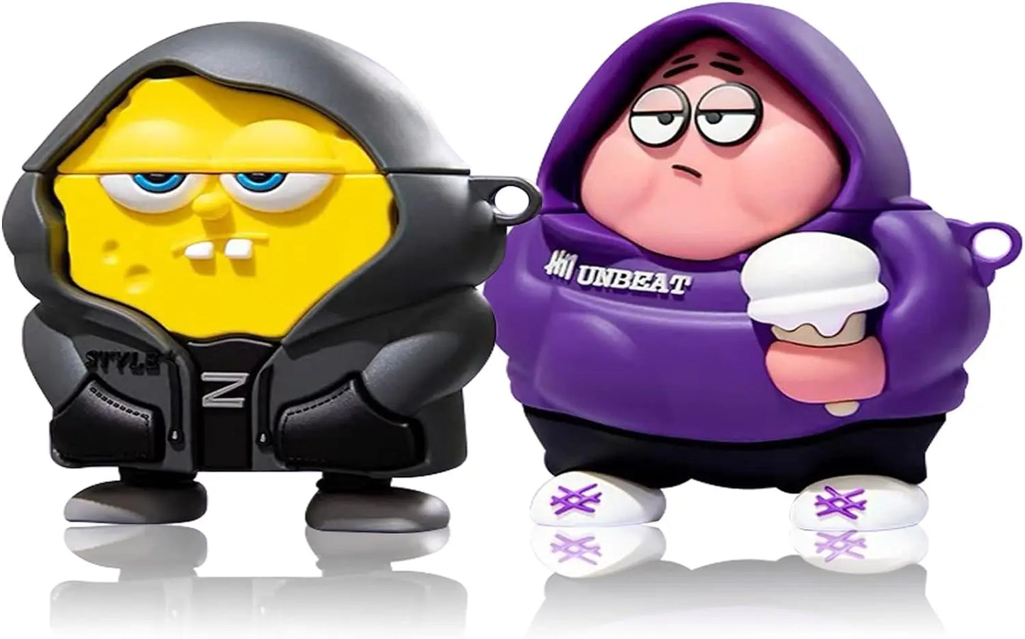 Custodia AirPods SpongeBob & Patrick – Proteggi i tuoi auricolari con stile e divertimento!
