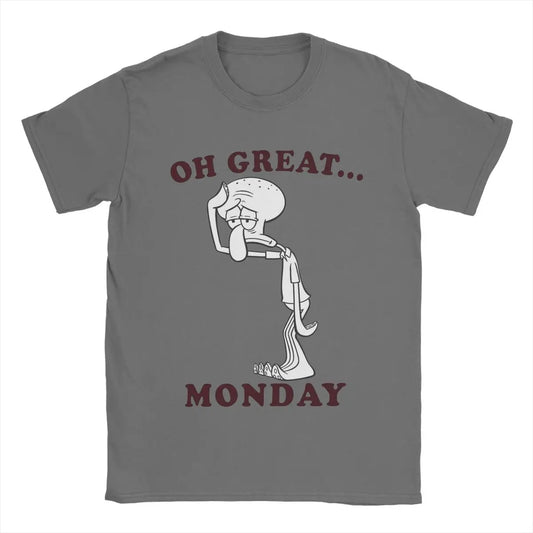 T-shirt SpongeBob Monday Blues per Uomo – Sconfiggi la Noia del Lunedì con Stile!