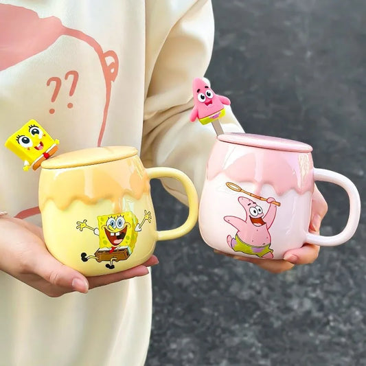 Tazza Kawaii SpongeBob & Patrick – Dolcezza e Stile per le Tue Bevande!